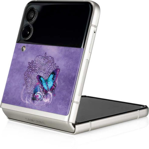 Brigid Ashwood Butterfly Celtic Knot Galaxy Z Flip3 5G Skin